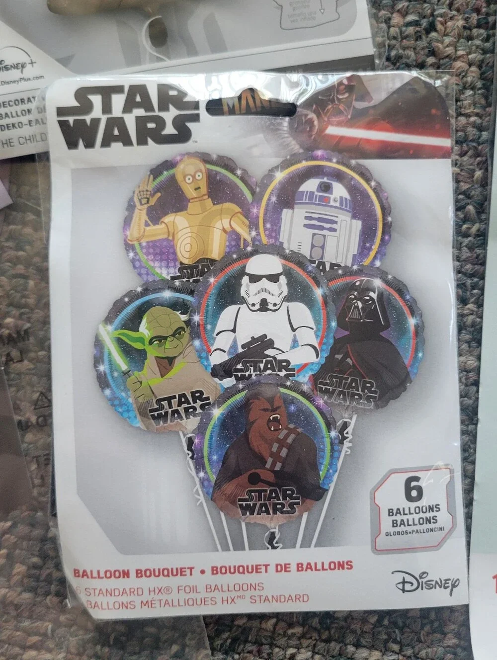Star Wars Party Decorations Kit - Black, White, Purple, Green, Blue